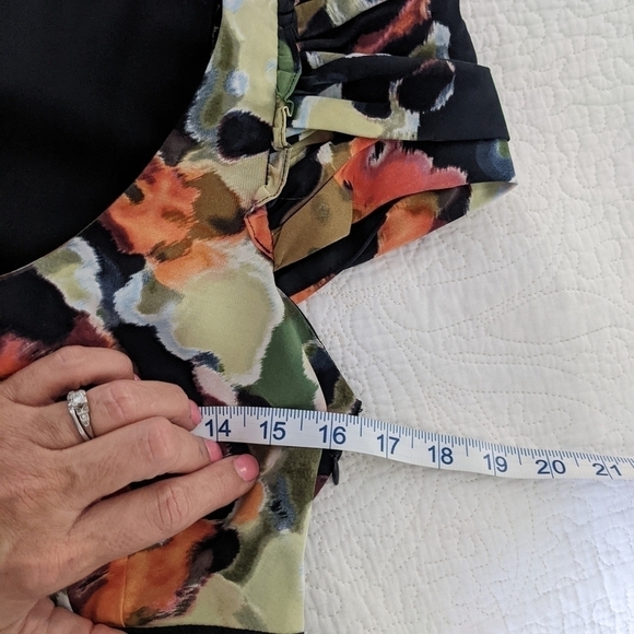 𝅺ANTHROPOLOGIE Moulinette Soeurs Silk Blend Cap Sleeve Dress 2 - Picture 11 of 13